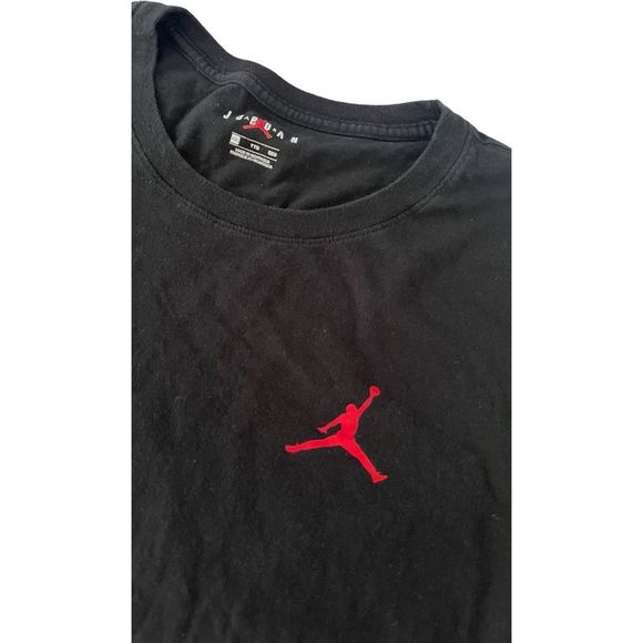 Air Jordan, Men, Logo T-Shirt, Athletic, Size XXL, Black, Iconic Style - Picture 3 of 3